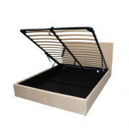 Lit Coffre 160 x 200cm  avec sommier DUBAI