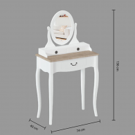 Coiffeuse 3 Tiroirs CHRYSA