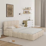 Lit Coffre BUBBLE 160x200cm avec sommier