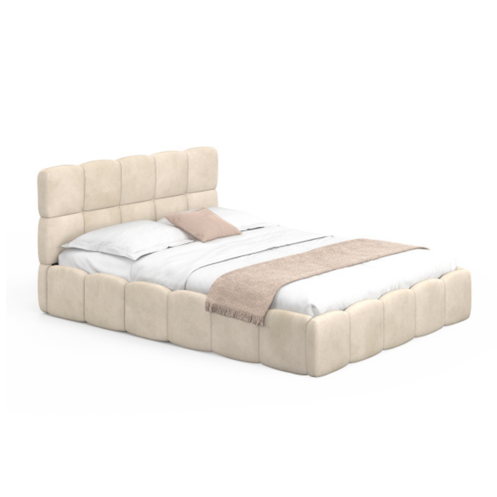 Lit Coffre BUBBLE 140x190cm avec sommier