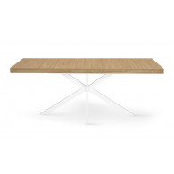 Table à Manger Extensible 160-200Cm Pieds Croisés SPIDER