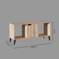 Meuble TV 3 Cases Bois