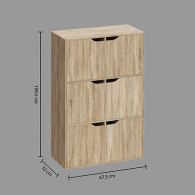 Étagère 6 Cases Bois