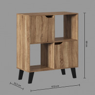 Étagère 4 Cases Bois