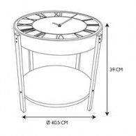 Table d'Appoint Horloge