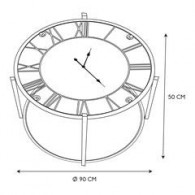 Table Basse Horloge
