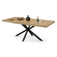 Table à Manger Extensible 160-200Cm Pieds Croisés SPIDER