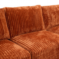 Canapé d'Angle en Velours Côtelé SOLKA