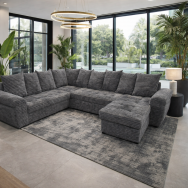 Canapé Réversible & Convertible + Coffre PORTO U