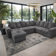 Canapé Réversible & Convertible + Coffre PORTO U