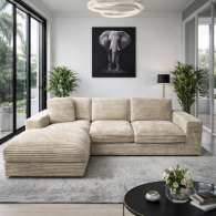 Canapé avec Méridienne SANTIAGO