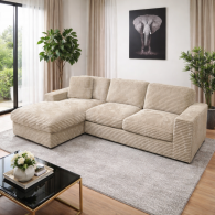 Canapé avec Méridienne SANTIAGO