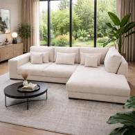 Canapé d'angle TINE - Beige