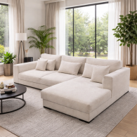 Canapé d'angle TINE - Beige