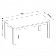 Table GENT 160cm