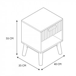 Table de chevet KLAUS