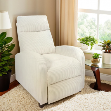Fauteuil DREAM Côtelé SCOTT Beige