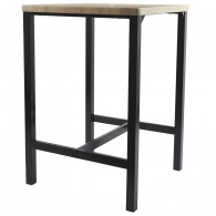TABLE MANGE DEBOUT ET 2 TABOURETS