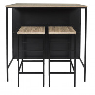 TABLE ILOT 2 TABOURETS