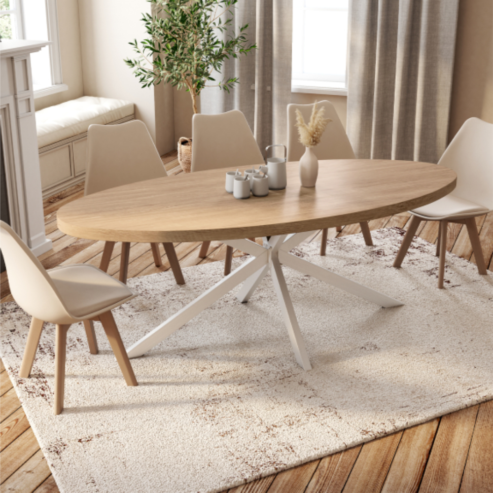 Table Repas Ovale avec Pieds SPIDER