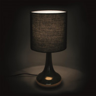 LAMPE TOUCH DORE NOIR