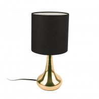 LAMPE TOUCH DORE NOIR