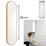 MIROIR DORE 30X100CM