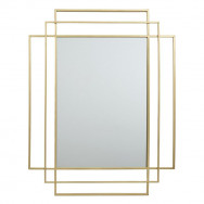 MIROIR ART DECO DORE