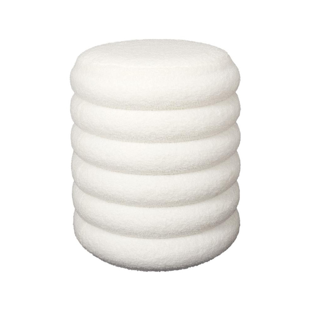 POUF RANGEMENT BOUCLETTE