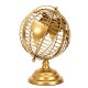 GLOBE TERRESTRE METAL DORE