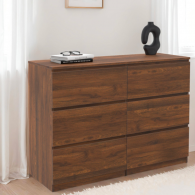 COMMODE 6 TIROIRS TOM BOIS NOYER