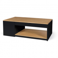 Table basse relevable + coffre ELINA