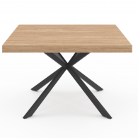 Table repas carré pieds spider