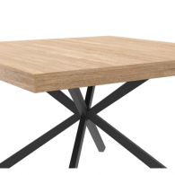 Table repas carré pieds spider