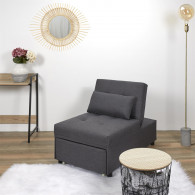 Fauteuil Convertible MALMO Gris